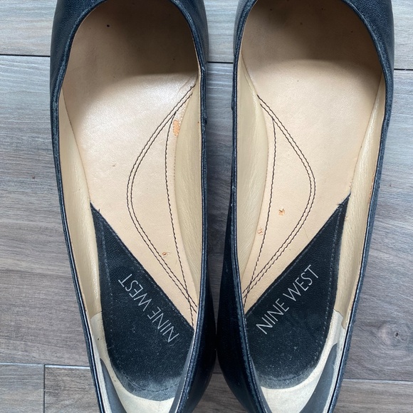 Nine West Ballerina Style Flats Black 7.5 - Picture 4 of 7